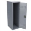 Reduced-Height Louvered Metal Wardrobe Lockers