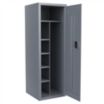 Quiet-Close Louvered Metal Wardrobe Lockers