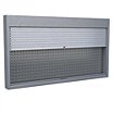 Roll-Up Commercial Metal Wall-Mount Pegboard Cabinets