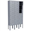 Corrosion-Resistant Louvered Metal Box Lockers image