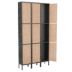 Hybrid Solid Wood & Metal Wardrobe Lockers