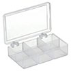 Small Parts Compartmented Boxes with Fixed Dividers