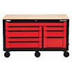 Heavy-Duty, Workstation-Height Rolling Tool Cabinets, 50" to 59" Wide