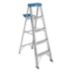 Lightweight Aluminum A-Frame Stepladders