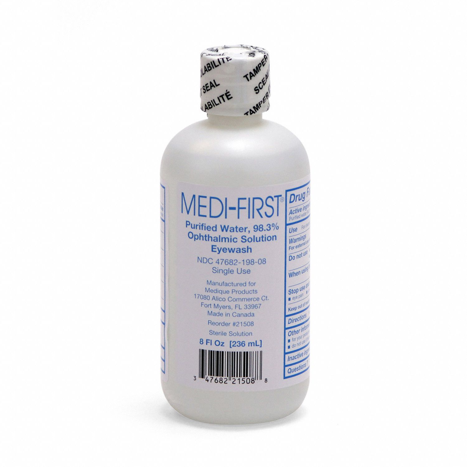 Eyewash: 8 oz Size, Liquid