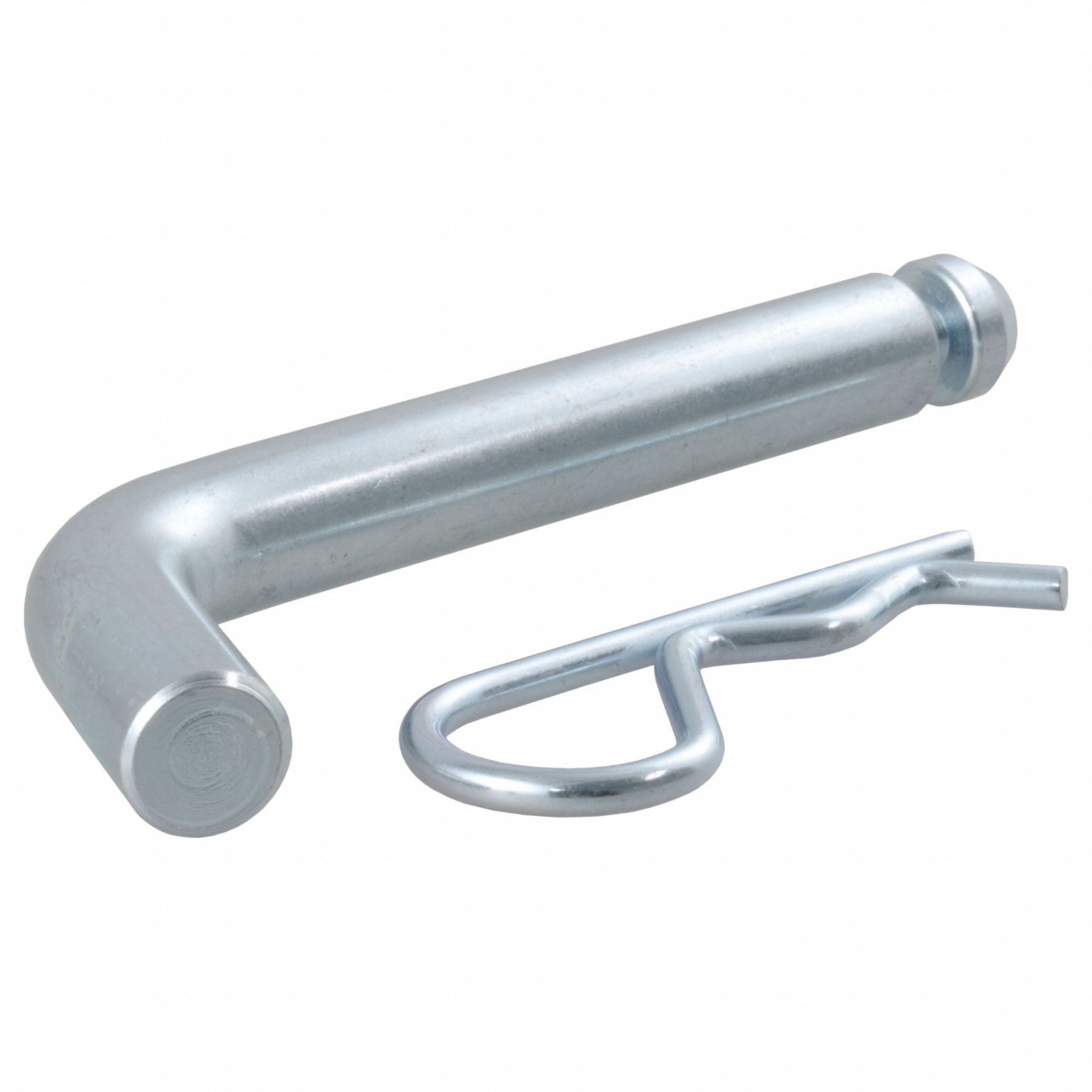 Trailer Hitch Pin: 2 in_2 1/2 in Compatible Hitch Size, 5/8 in Pin Dia, III/IV/V, Hitch Clip