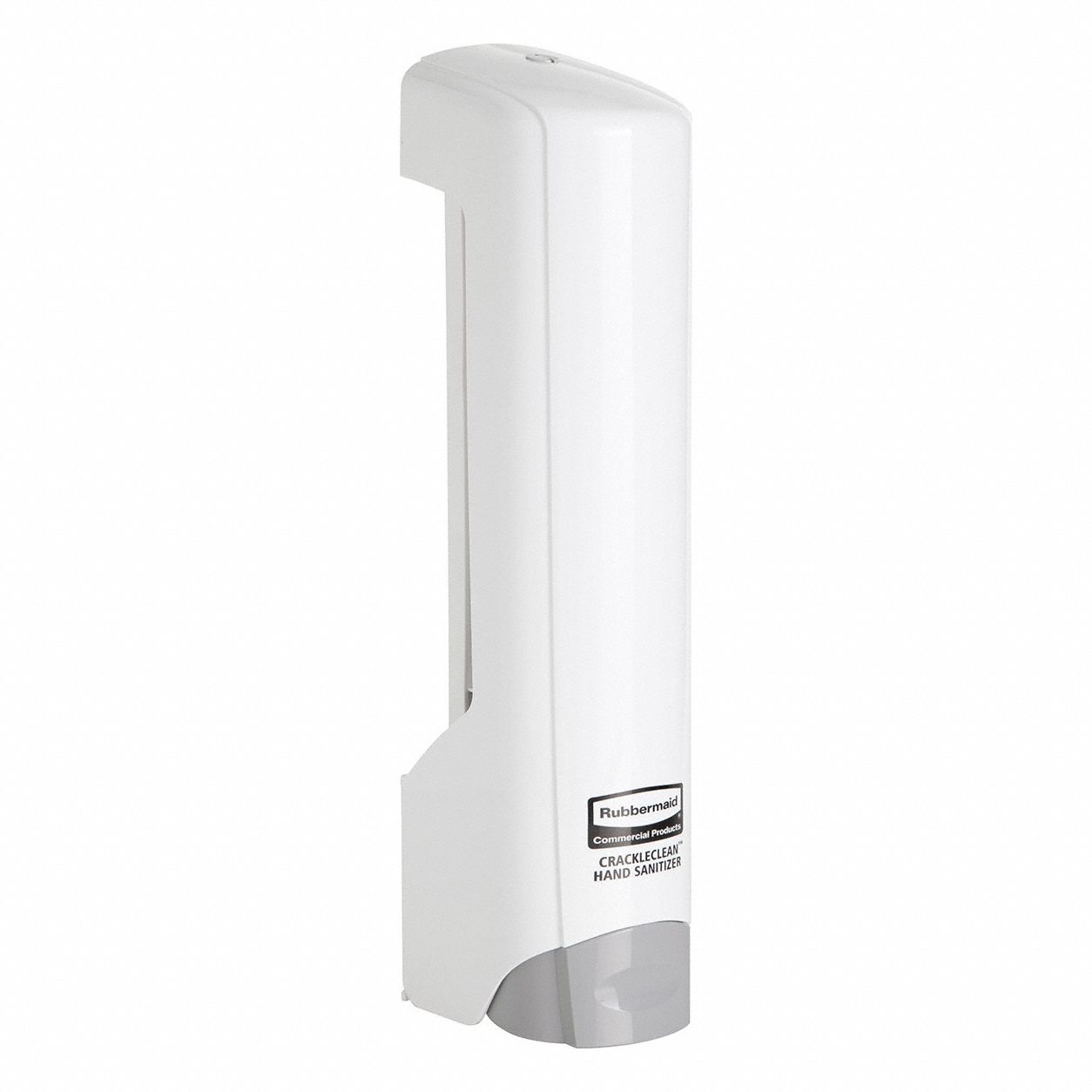 Hand Sanitizer Dispenser: Manual, CrackleClean Series, White, Plastic