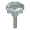 Corrosion-Resistant 7-Arm Knobs with Threaded Stud