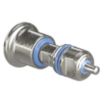 Nonlocking Hygienic Pull-Knob Indexing Plungers