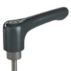 Straight Teardrop-Style Adjustable Handles with Threaded Stud