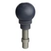 Nonlocking Ball-Knob Weld-Mount Indexing Plungers