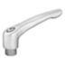 Corrosion-Resistant Teardrop-Style Adjustable Handles with Threaded Hole