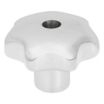 Corrosion-Resistant 7-Arm Knobs with Unthreaded Through-Hole