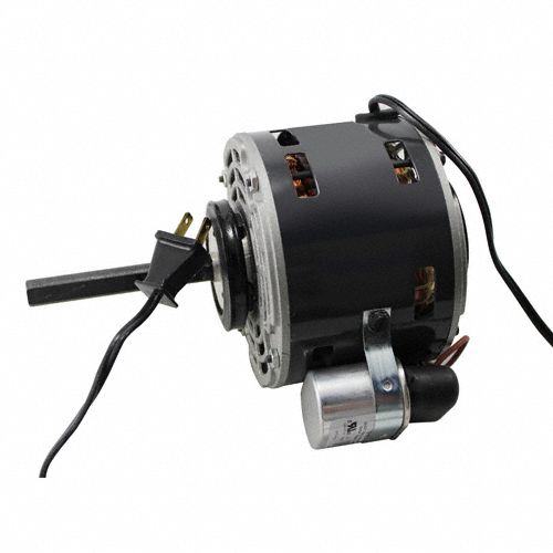 Direct Drive Blower Motor: Hub, Permanent Split Capacitor, Single Phase, 1/6 hp, 115V AC