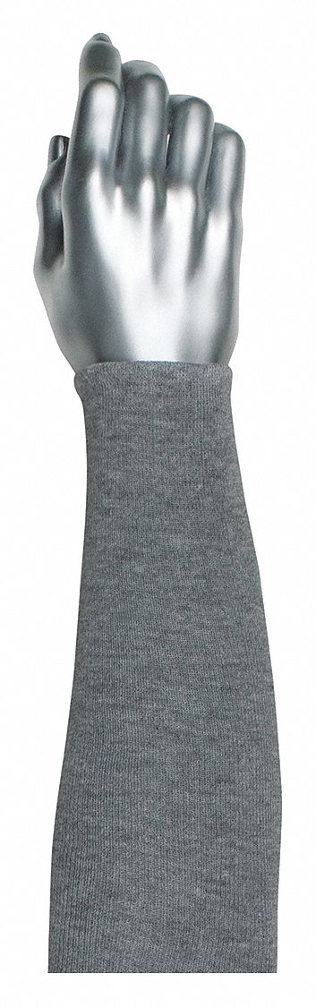 Cut Resistant Sleeve 2-Ply Gray