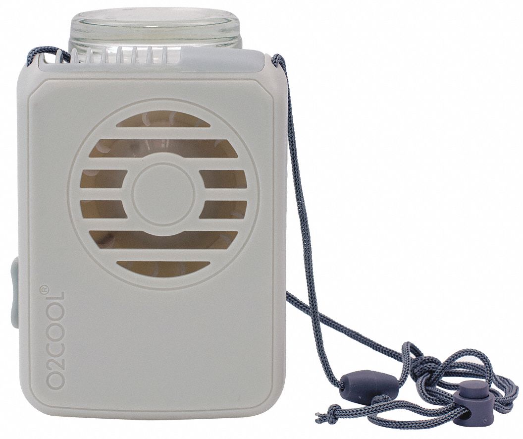 TREVA/O2COOL, NonOscillating, 1 Speeds, Necklace Fan 216PC6FN0280100O012000 Grainger