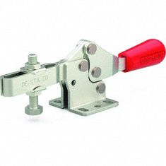 Toggle Clamp: Std Horizontal  Handle, Flange Base Mounting, 250 lbf Holding Capacity - Max