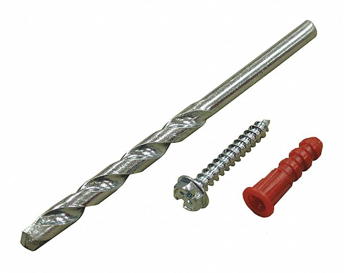 Anchor Bolt Kit,10x1-1/4 Scw,1/4 Bit - Grainger