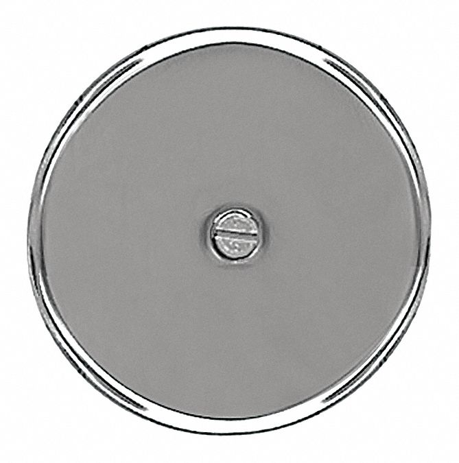 Extension Cover, 8" dia., SS, w/4 Bolt