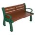 Vandal Resistant Resinwood Benches