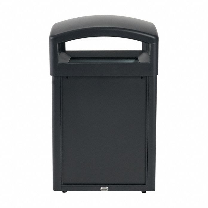 42 gal Round Outdoor Commercial Trash Can, Dome Top Lid, Choose