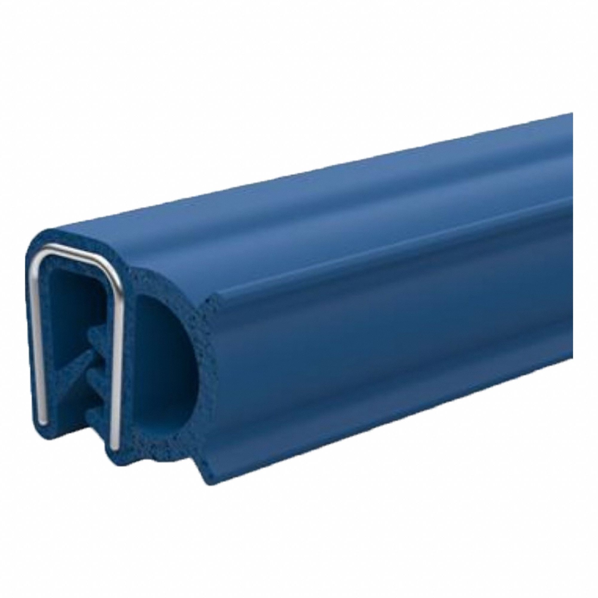 Edge Trim Seal: D, 20 m Overall Lg, Silicone Outer, Silicone Bulb, 13 mm Leg Lg, Side