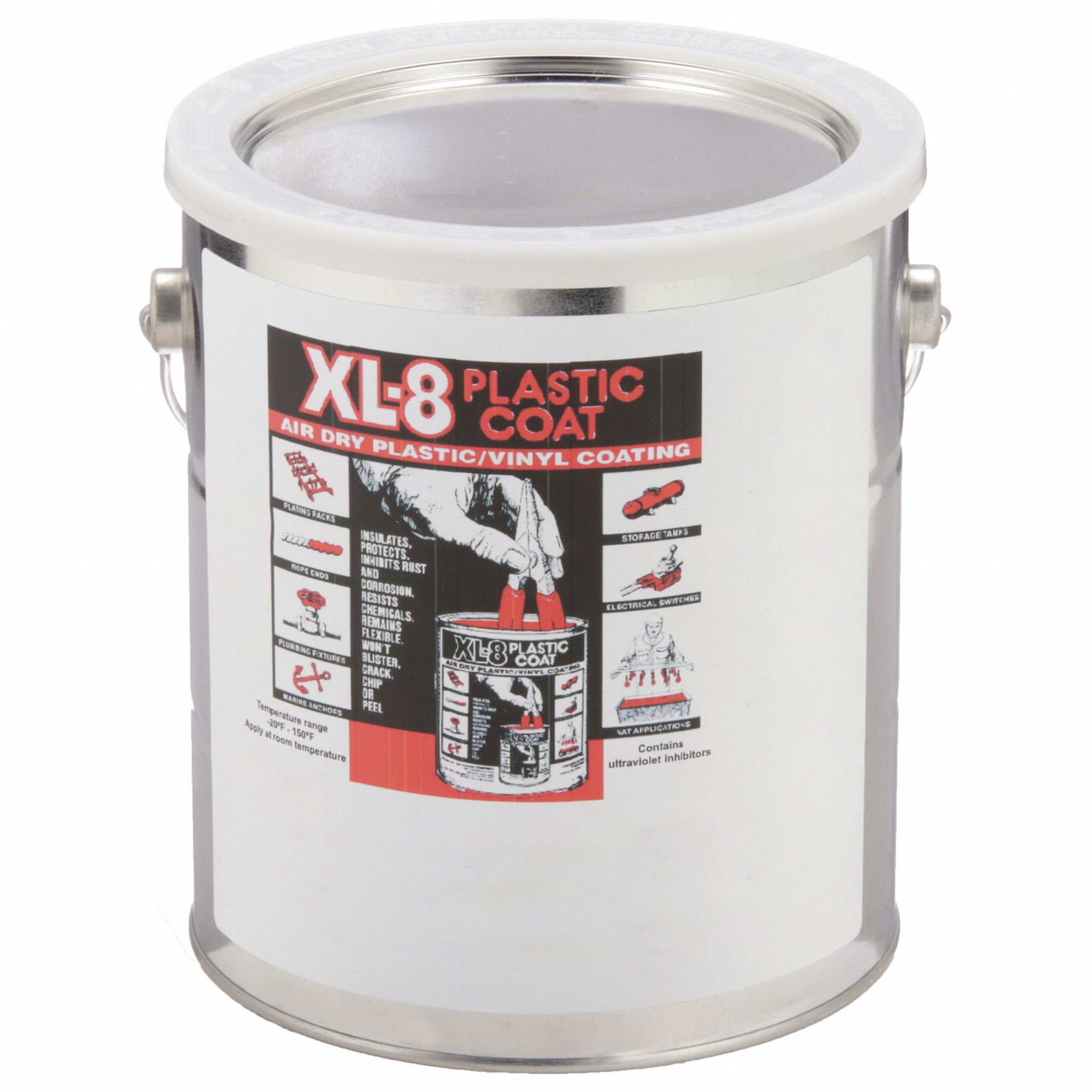 Revêtements au trempé caoutchouté