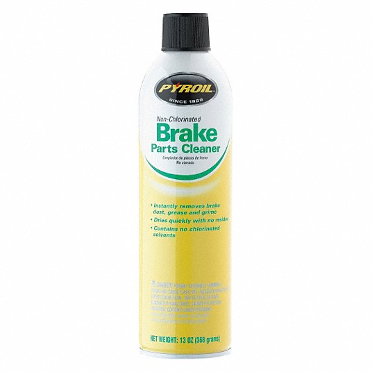 Brake Parts Cleaner: Solvent, 13 oz Cleaner Container Size, Flammable, Non Chlorinated