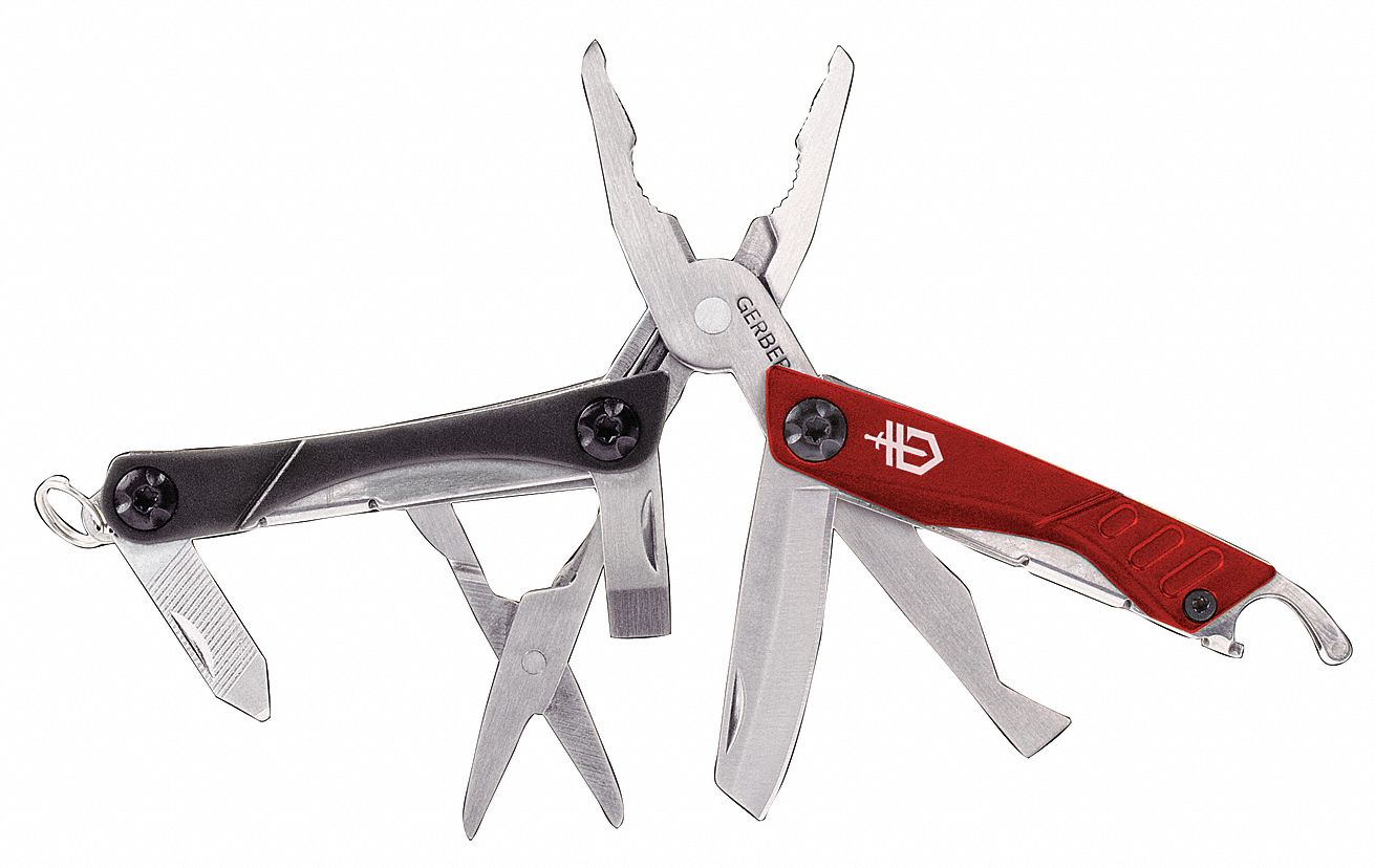 21A149 - Multi-Tool 10 Tools 2-3/4 In Red/Black