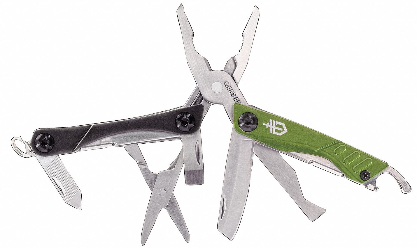 21A151 - Multi-Tool 12 Tools 2-3/4 In Green/Black