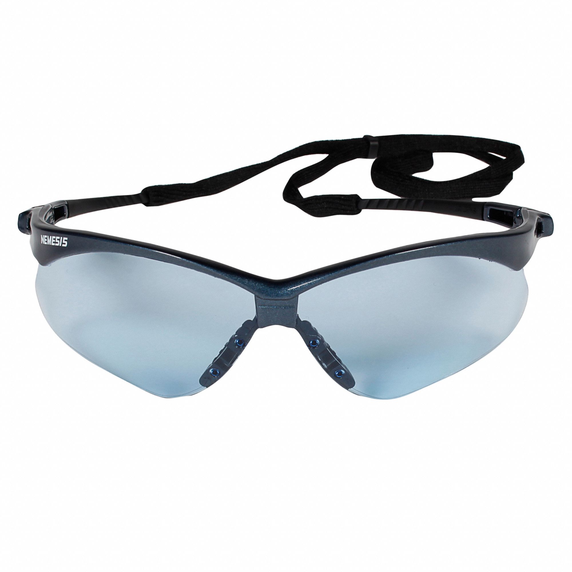 KLEENGUARD V30 Nemesis* ScratchResistant Safety Glasses , Light Blue