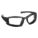 SAFETY GLASSES, FULL-FRAME, WRAPAROUND, PC, ANTI-FOG, BLACK/CLEAR, CSA, M, UNISEX