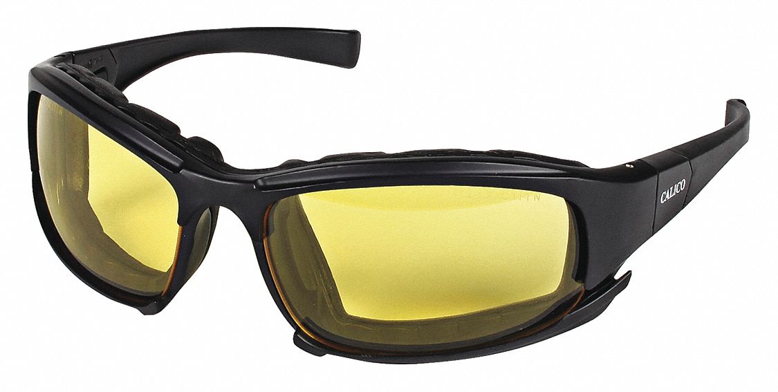 KLEENGUARD Safety Glasses: Uncoated, No Foam Lining, Wraparound Frame ...