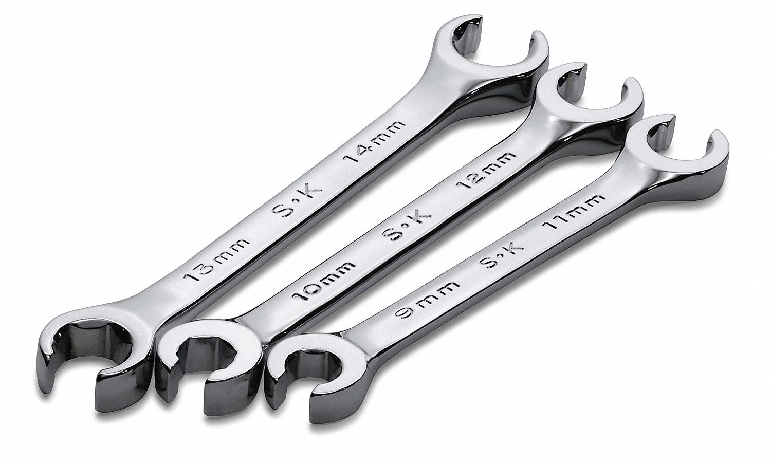 21A274 - Flare Nut Wrench Set 3 Pieces 6 Pts