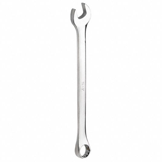 SK PROFESSIONAL TOOLS Combination Wrench: Alloy Steel, Chrome, 21 mm Head  Size, 10 1/4 in Overall Lg