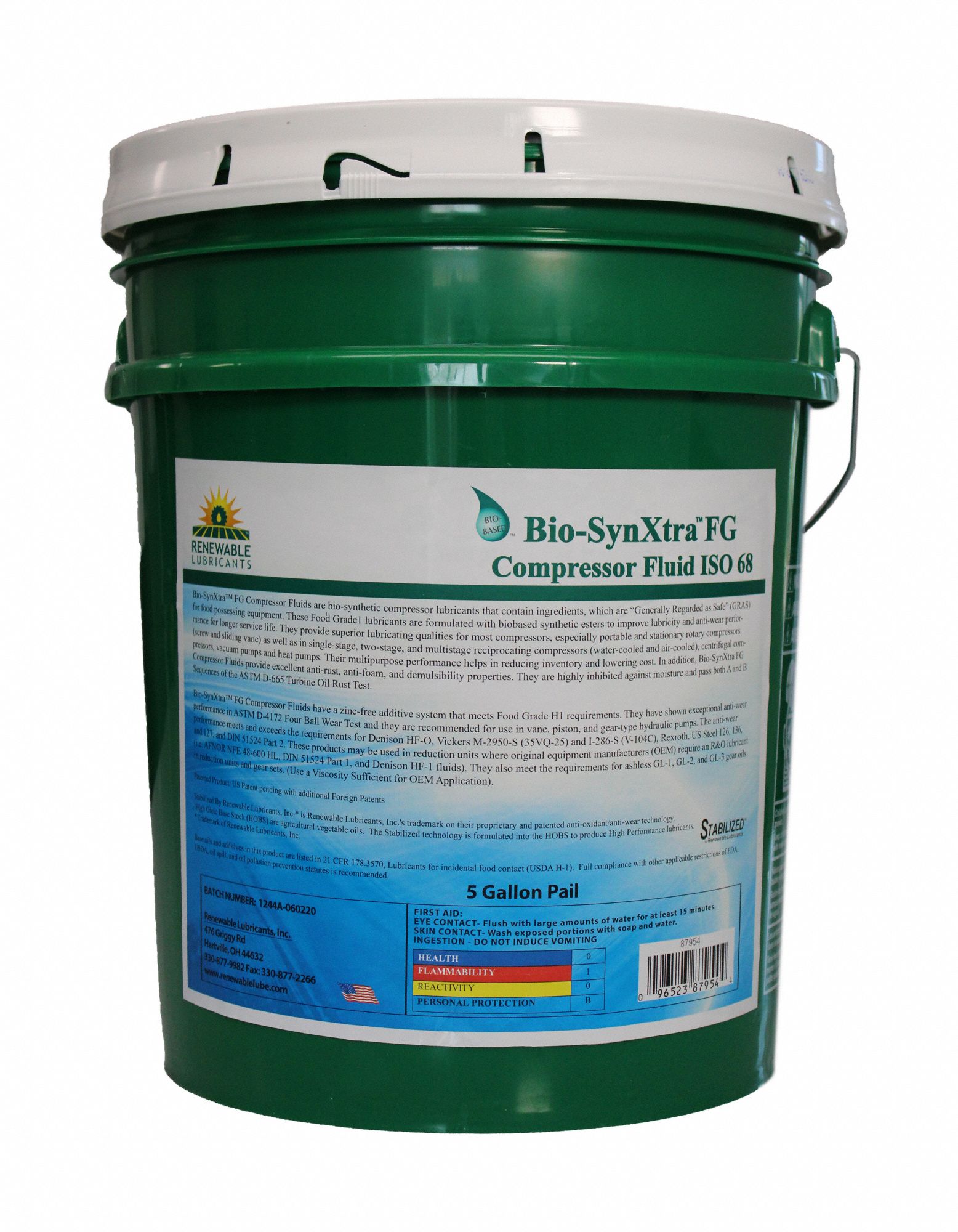 Compressor Oil 5 gal Pail 30 SAE Grade