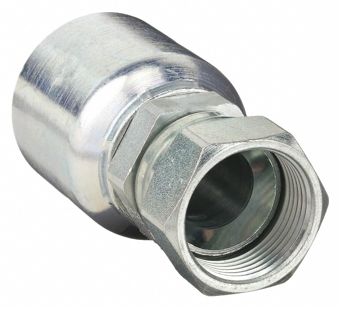 PARKER, Steel x Steel, Straight, Hydraulic Crimp Fitting -  21A766