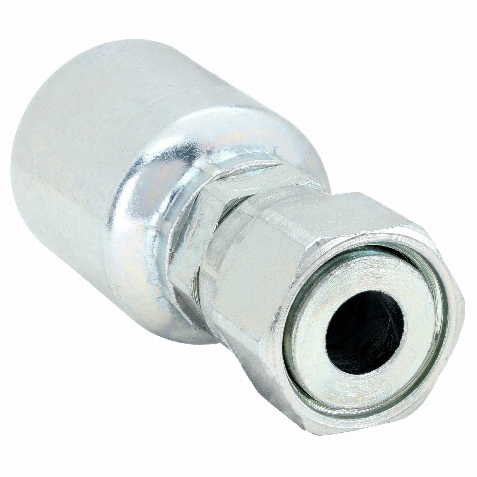 PARKER Hydraulic Crimp Fitting, Fitting Material Steel x Steel, Fitting