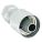 HYDRAULIC CRIMP FITTING, STEEL X STEEL, STRAIGHT, -6 HOSE DASH SIZE, FEMALE X GENDERLESS