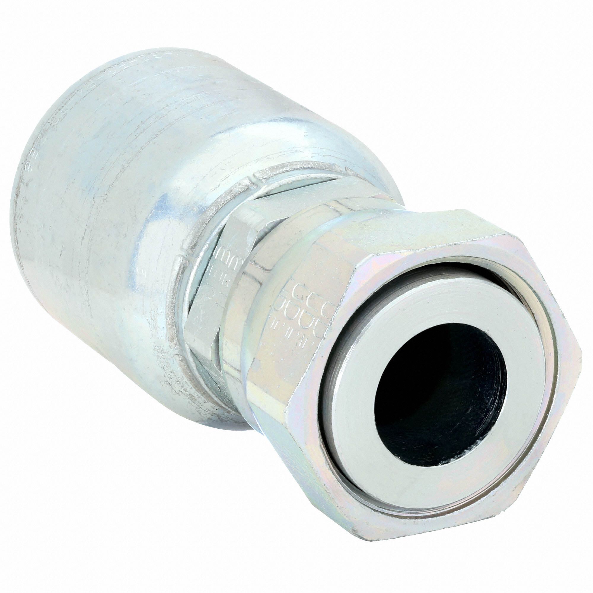 PARKER Hydraulic Crimp Fitting, Fitting Material Steel x Steel, Fitting