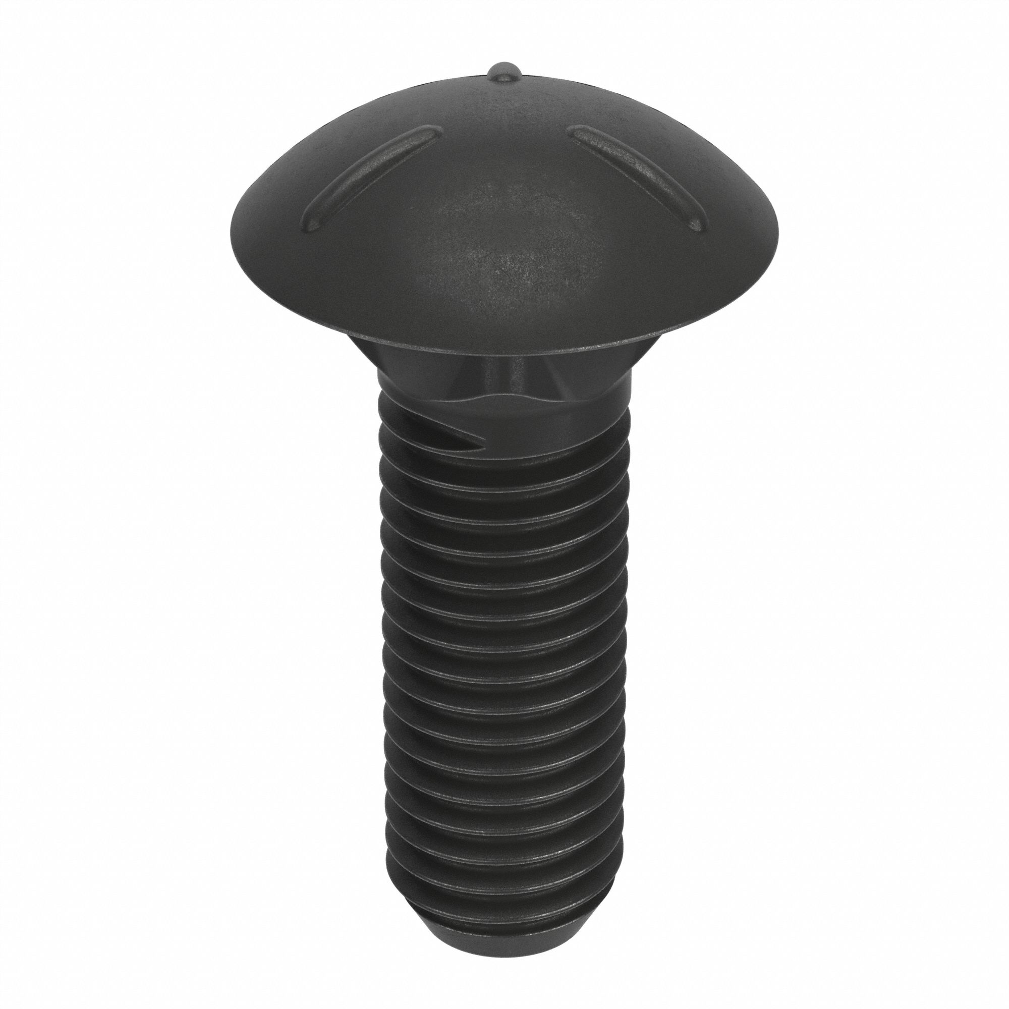 BOULON DE CARROSSERIE,CARRÉ,ACIER,GRADE 5,OXYDE NOIR,⅝"-11,5½PO LO,POUCE, 5PQ
