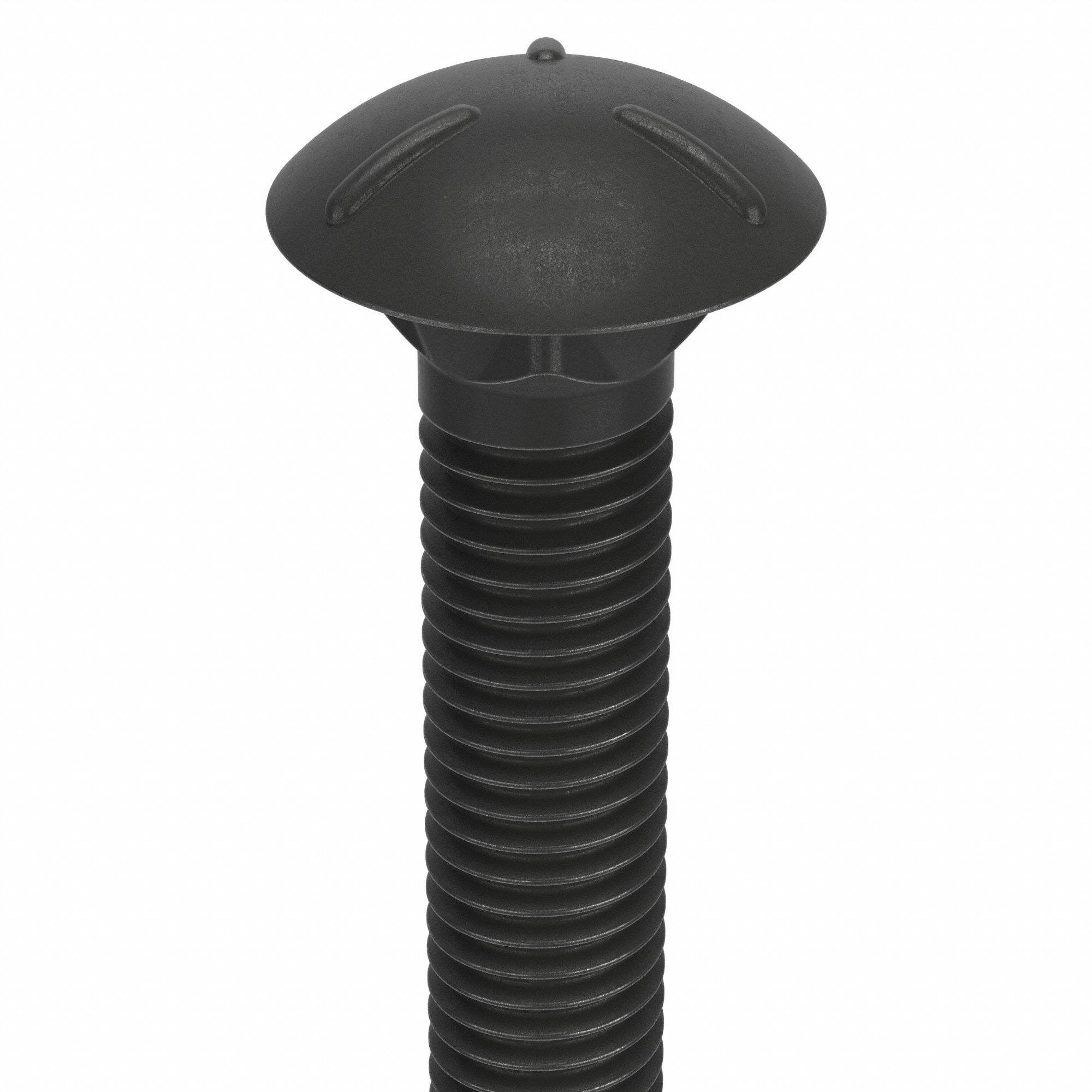 Grainger Approved Carriage Bolt Square Steel Grade 5 Black Oxide 12 13 Thread Size 8 In 