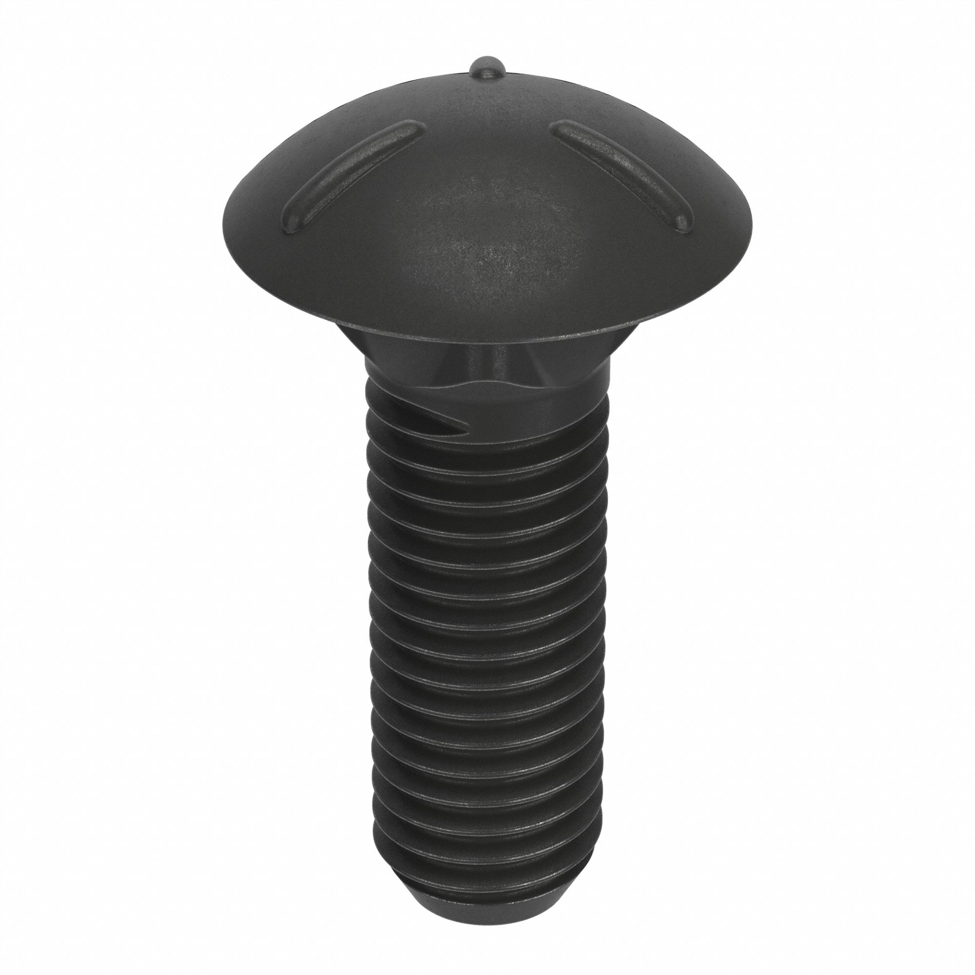 CARRIAGE BOLT, SQUARE, STEEL, GRADE 5, BLACK OXIDE, ½