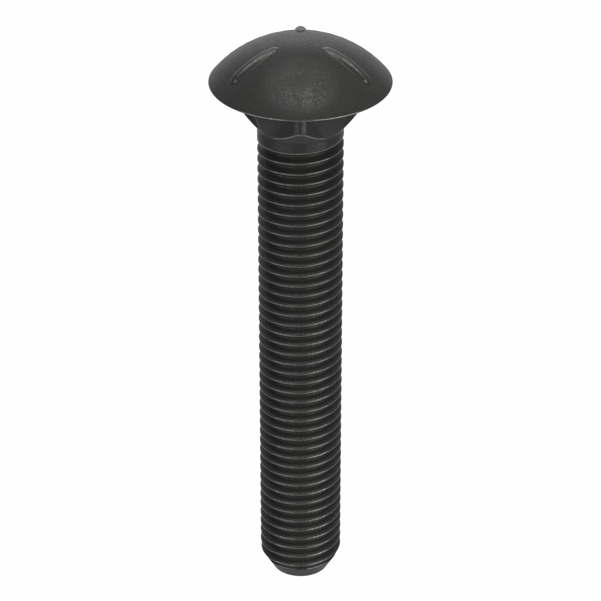 BOULON DE CARROSSERIE,CARRÉ,ACIER,GRADE 5,OXYDE NOIR,⅝