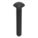 CARRIAGE BOLT, SQUARE, STEEL, GRADE 5, BLACK OXIDE, ¾