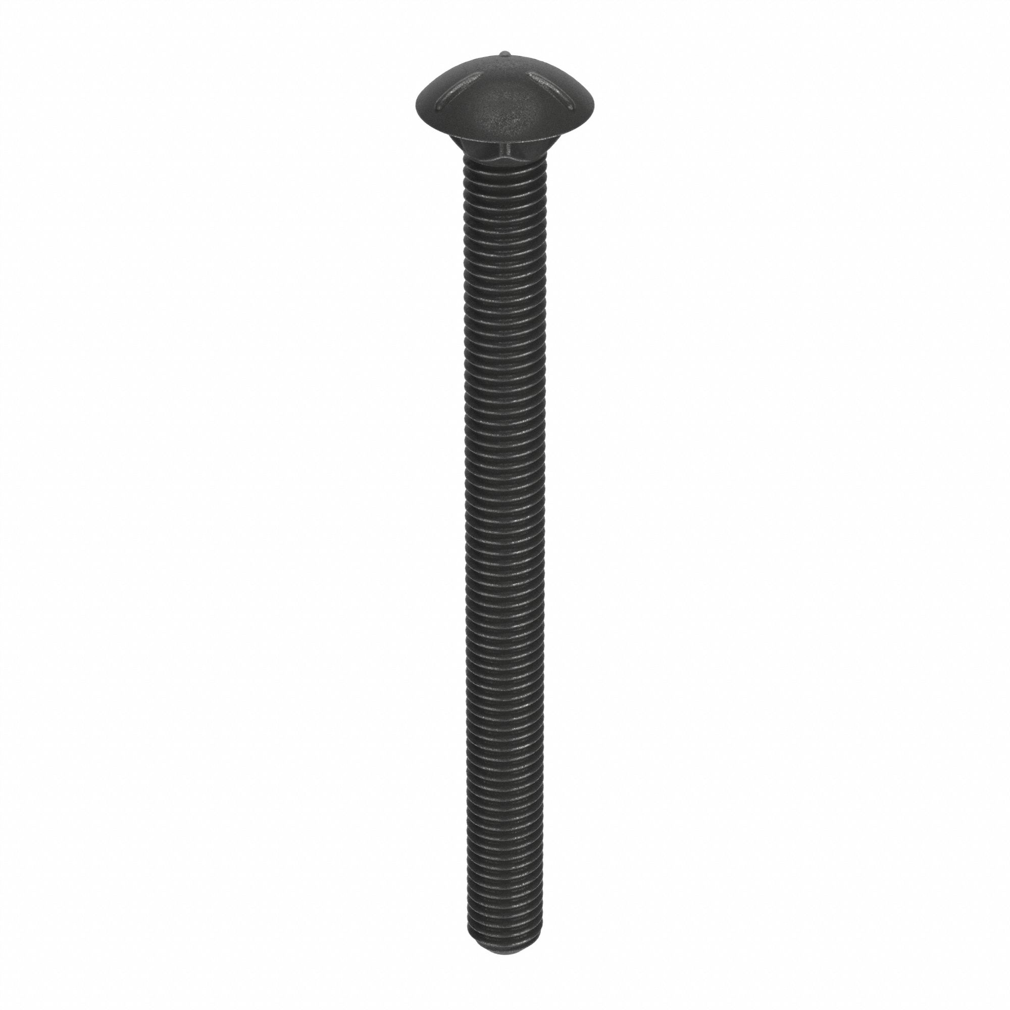 BOULON DE CARROSSERIE,CARRÉ,ACIER,GRADE 5,OXYDE NOIR,¾