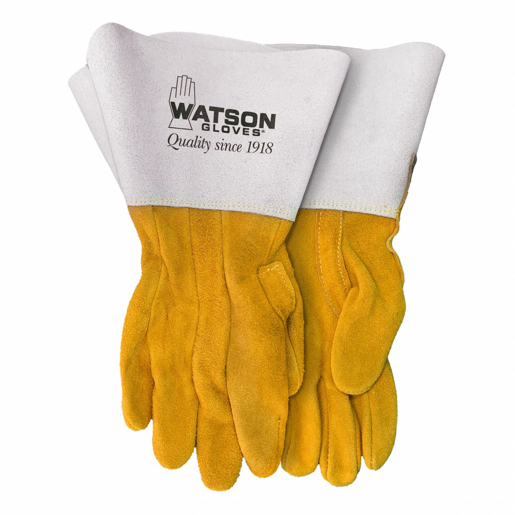 WELDING GLOVES, CLUTE CUT/STRAIGHT THUMB, SZ 10, ELK HIDE/LEATHER/KEVLAR, PR