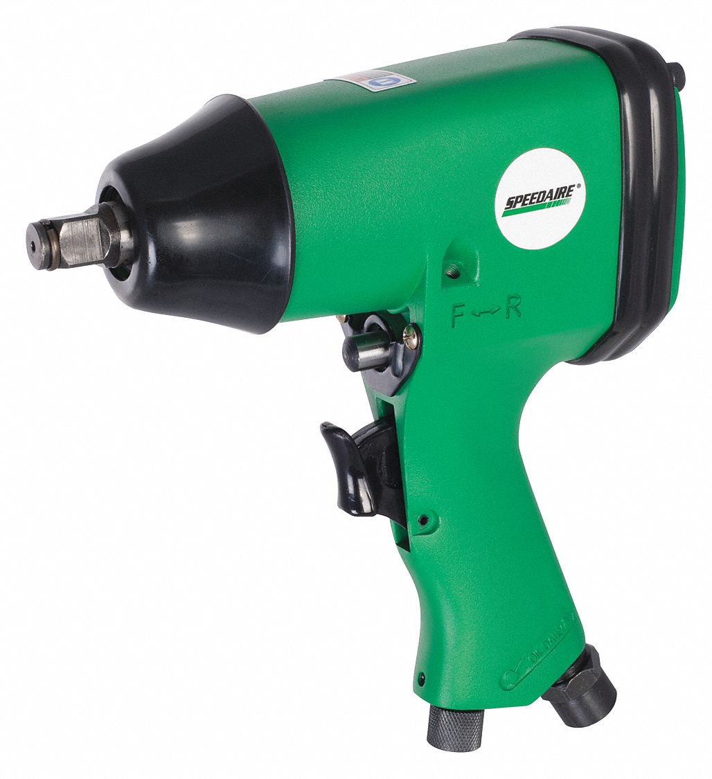 SPEEDAIRE Air Powered, Impact Wrench, 90 psi, 250 ftlb Fastening