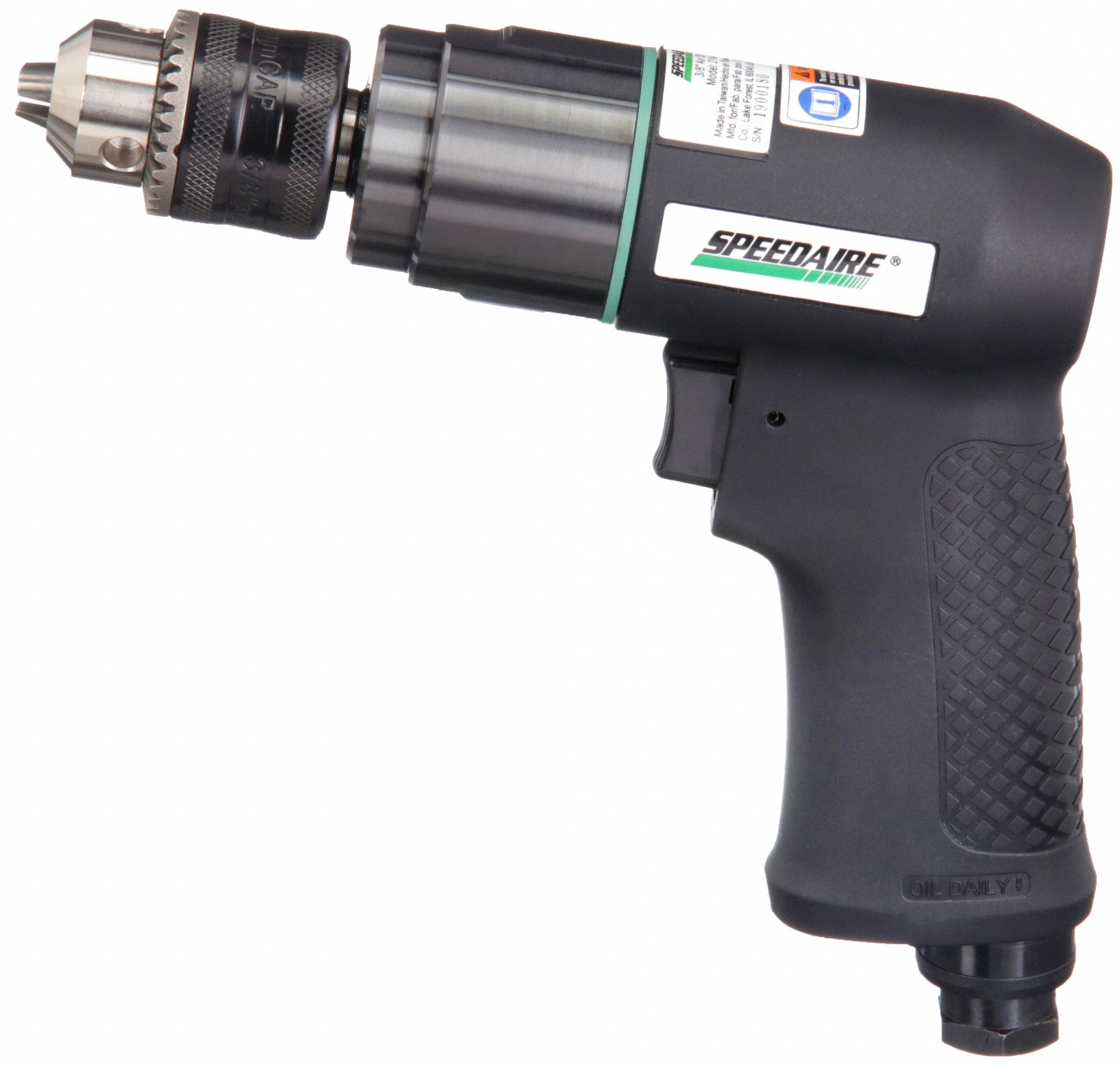 SPEEDAIRE AirPowered, Drill, General Duty, 0 ftlb to 3.9 ftlb Torque