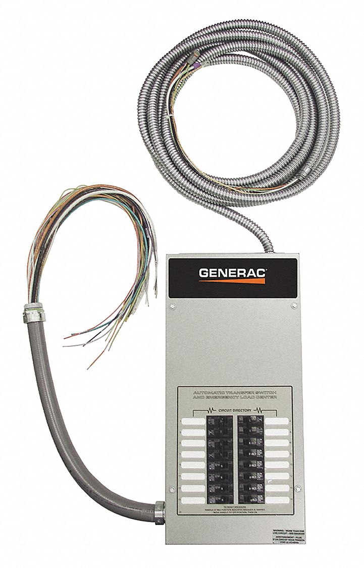 Generac Automatic Transfer Switch 1 240 1 35 In Ht 27 1 2 In Wd 9 In Dp 1 Phase 21ac97 Rxg16eza1 Grainger